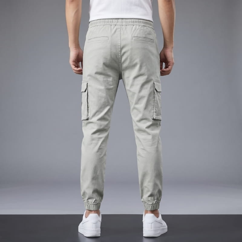 Bruno Lightweight Cotton Cargo Joggers – Modern Utility Casual Pants