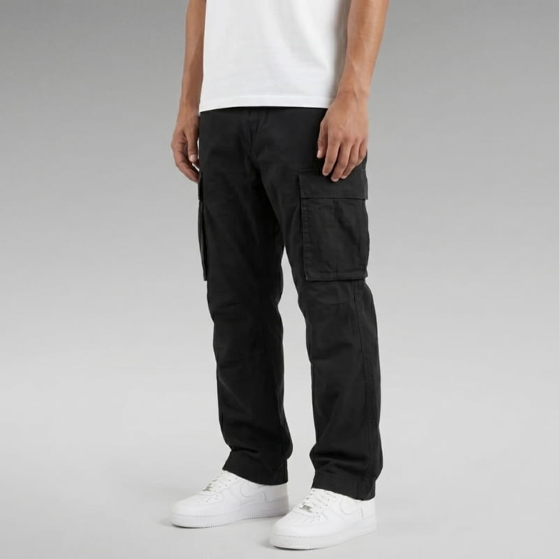 Mason Stretch Utility Cotton Cargo Pants – Multi-Pocket Casual Street Trousers