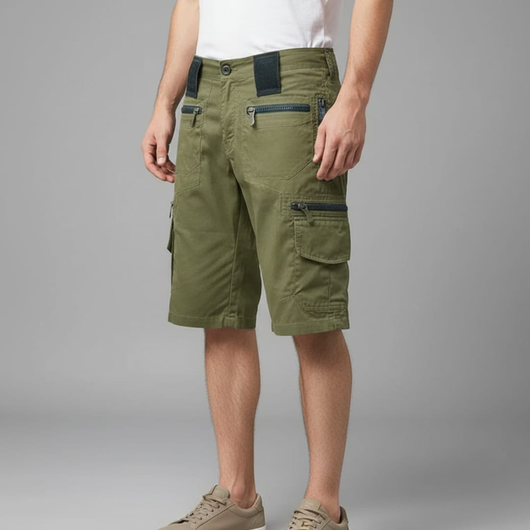 Zion Tactical Cargo Knee-Length Shorts – Lightweight Rugged Utility Fit