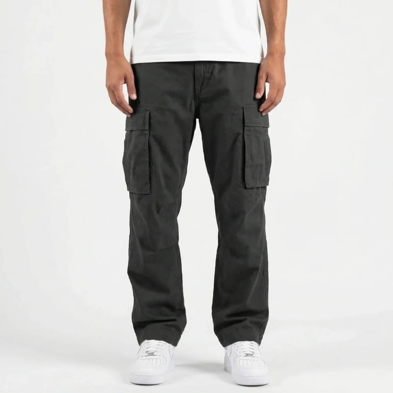 Mason Stretch Utility Cotton Cargo Pants – Multi-Pocket Casual Street Trousers