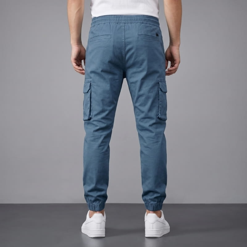 Bruno Lightweight Cotton Cargo Joggers – Modern Utility Casual Pants