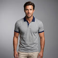 Hugo Performance Golf Polo Shirt – Quick Dry Athletic Contrast Collar Activewear