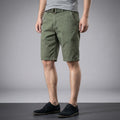 Rowan Cotton Check Shorts – Micro Checkerboard Zip Fly Relaxed Casual Summer Bottoms