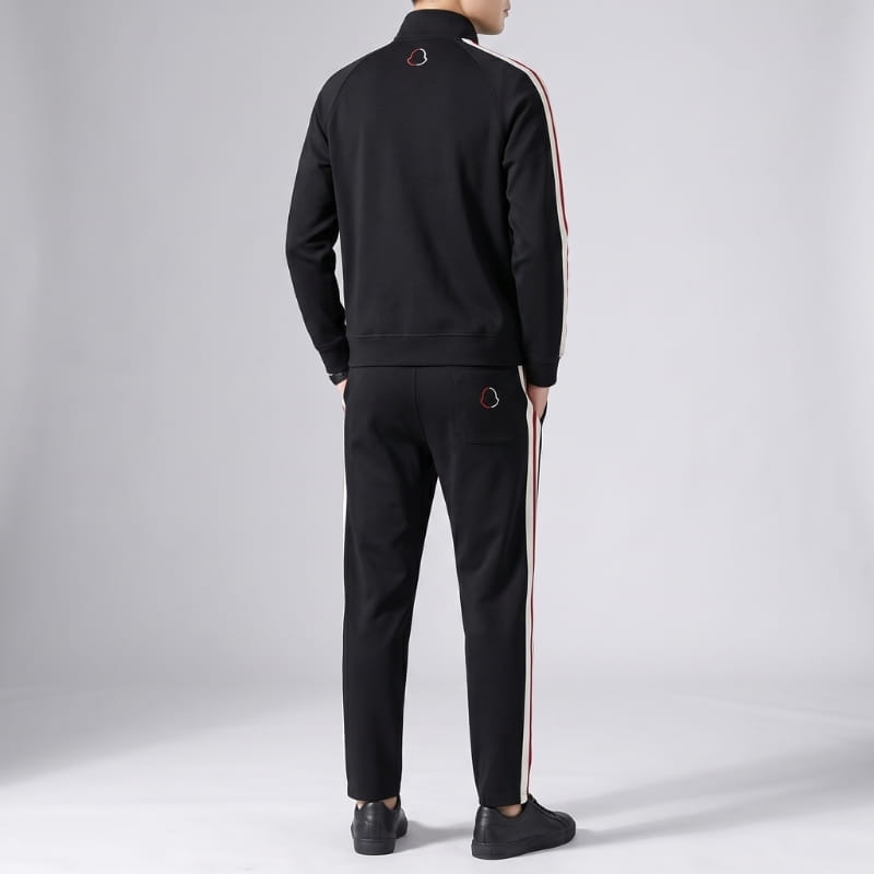 Alessio Lycra Quarter-Zip Tracksuit Set – Modern Athletic Comfort