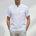 Elnor Cotton Linen Tailored Shirt – Lightweight Breathable Formal Summer Wear