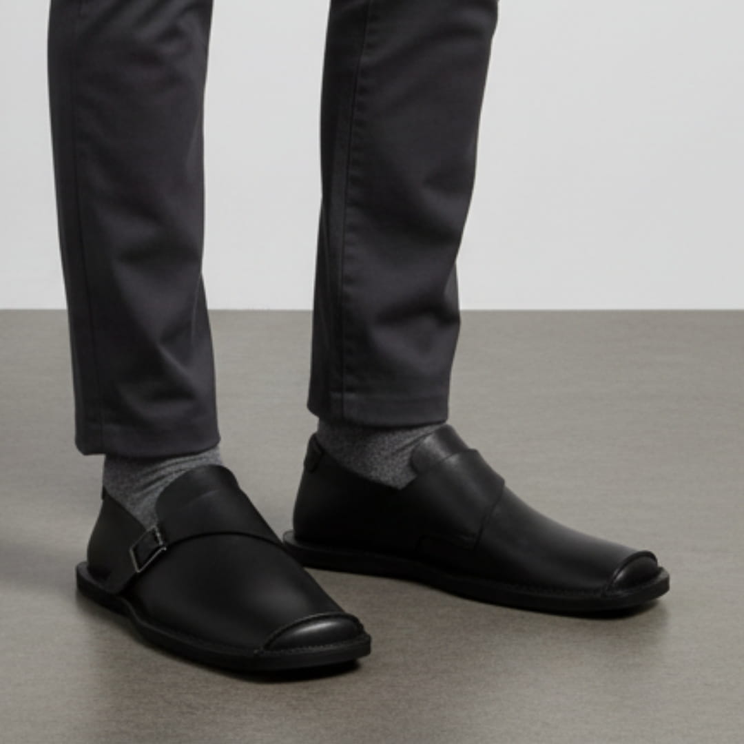Laurent Leather Crossover Square Toe Loafers – Lightweight Comfort Casual Shoes