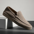 Leonardo Suede Leather Slip-On Loafers Cushioned Smart Casual Everyday Shoes