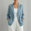 Nova Linen Tailored Blazer – Lightweight Breathable Smart Casual Jacket