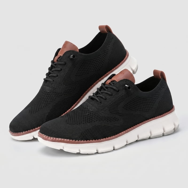 Marlon Knit Slip-On Walking Sneakers – Breathable Comfort Casual Everyday Shoes