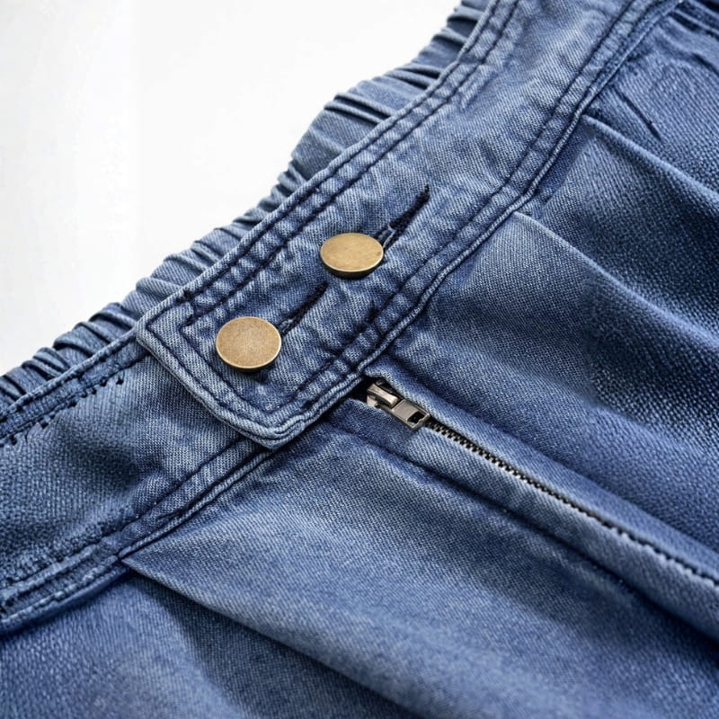Darlene High Waist Barrel Denim Jeans – Sculpted Balloon Silhouette