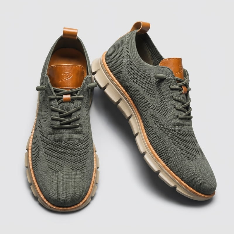 Marlon Knit Slip-On Walking Sneakers – Breathable Comfort Casual Everyday Shoes