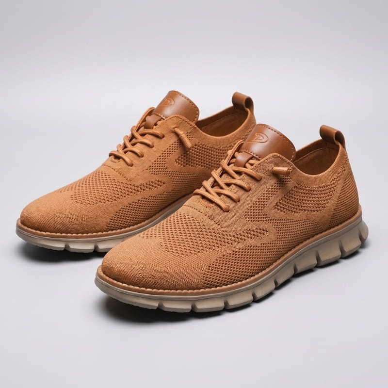 Marlon Knit Slip-On Walking Sneakers – Breathable Comfort Casual Everyday Shoes