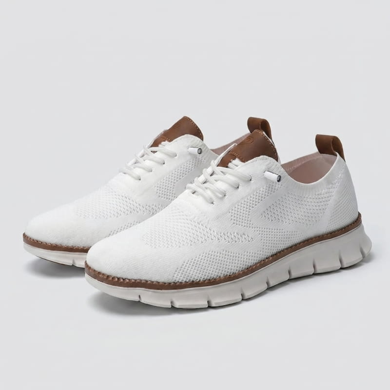 Marlon Knit Slip-On Walking Sneakers – Breathable Comfort Casual Everyday Shoes