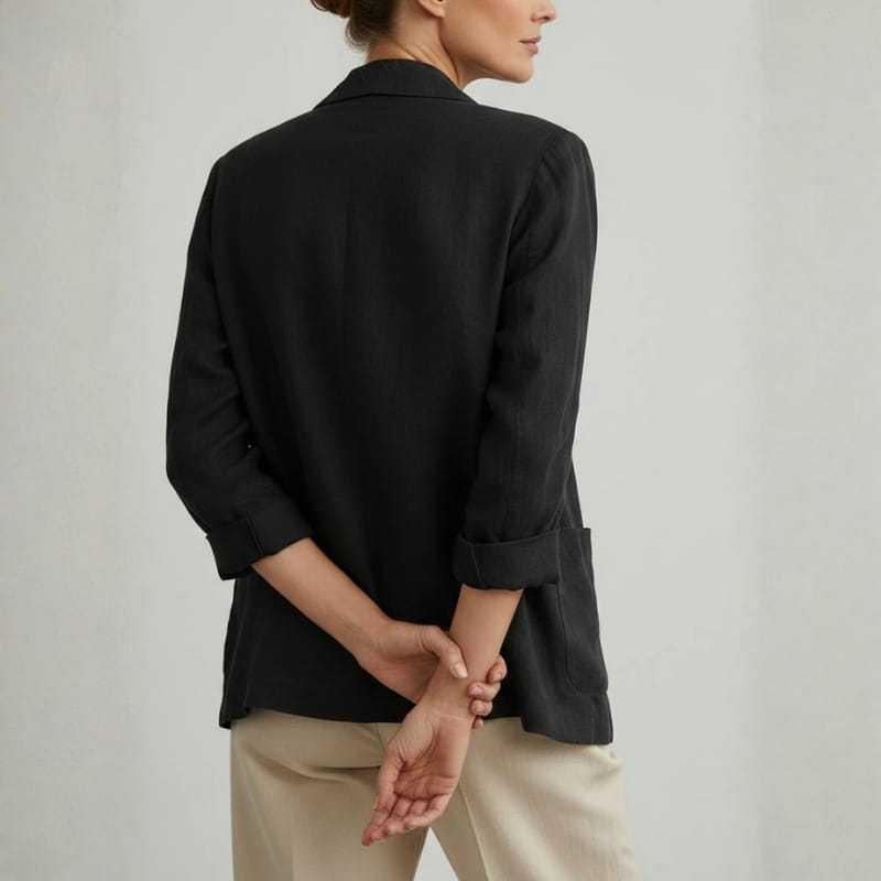 Nova Linen Tailored Blazer – Lightweight Breathable Smart Casual Jacket