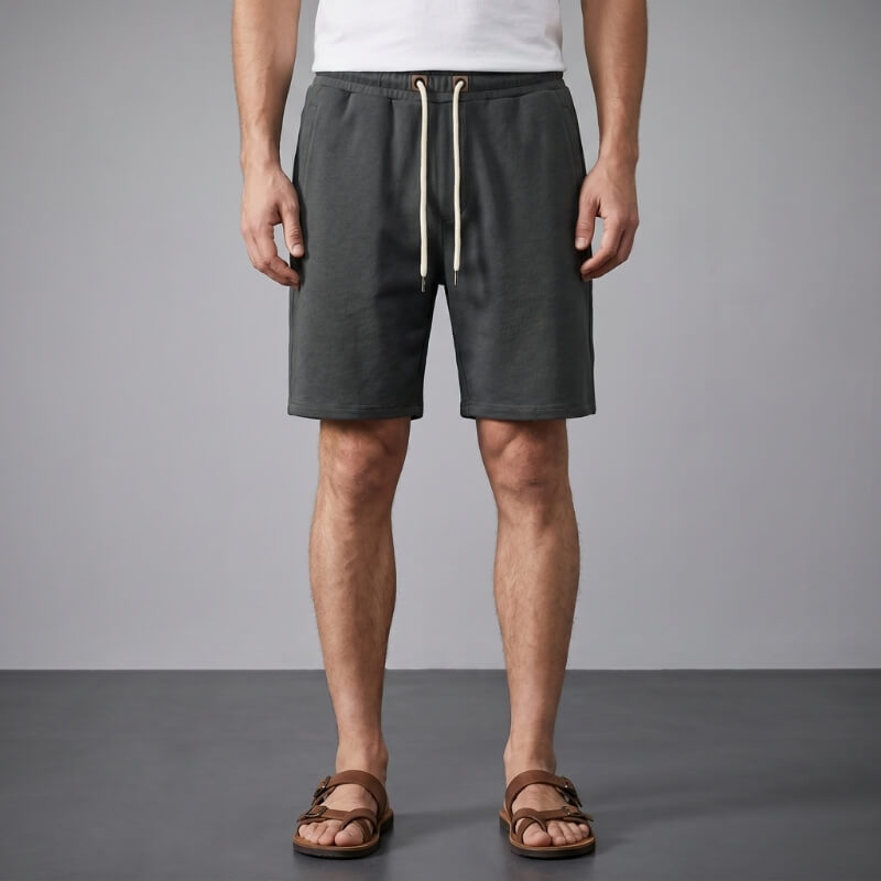 Roderick Knit Blend Shorts – Drawstring Waist Relaxed Fit Breathable Casual Summer Trousers
