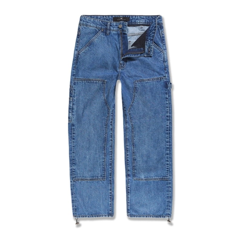 Matteo Distressed Carpenter Denim Jeans – Relaxed Vintage Streetwear Fit