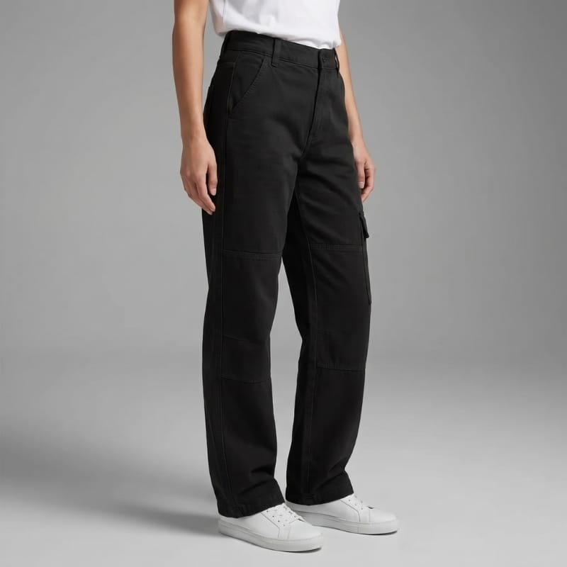 Maggie Cotton High Rise Relaxed Cargo Pants – Utility Everyday Wear