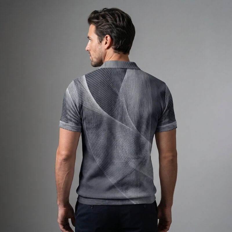 Connor Waffle Knit Polo Shirt – Classic Fit Smart Casual Everyday Top