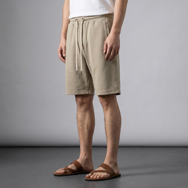 Roderick Knit Blend Shorts – Drawstring Waist Relaxed Fit Breathable Casual Summer Trousers