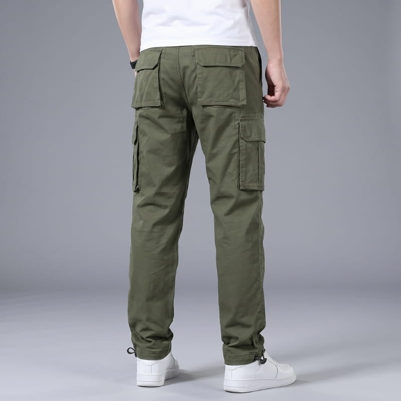 Romeo Straight Fit Multi Pocket Cargo Pants – Utility Everyday Trousers