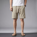 Roderick Knit Blend Shorts – Drawstring Waist Relaxed Fit Breathable Casual Summer Trousers