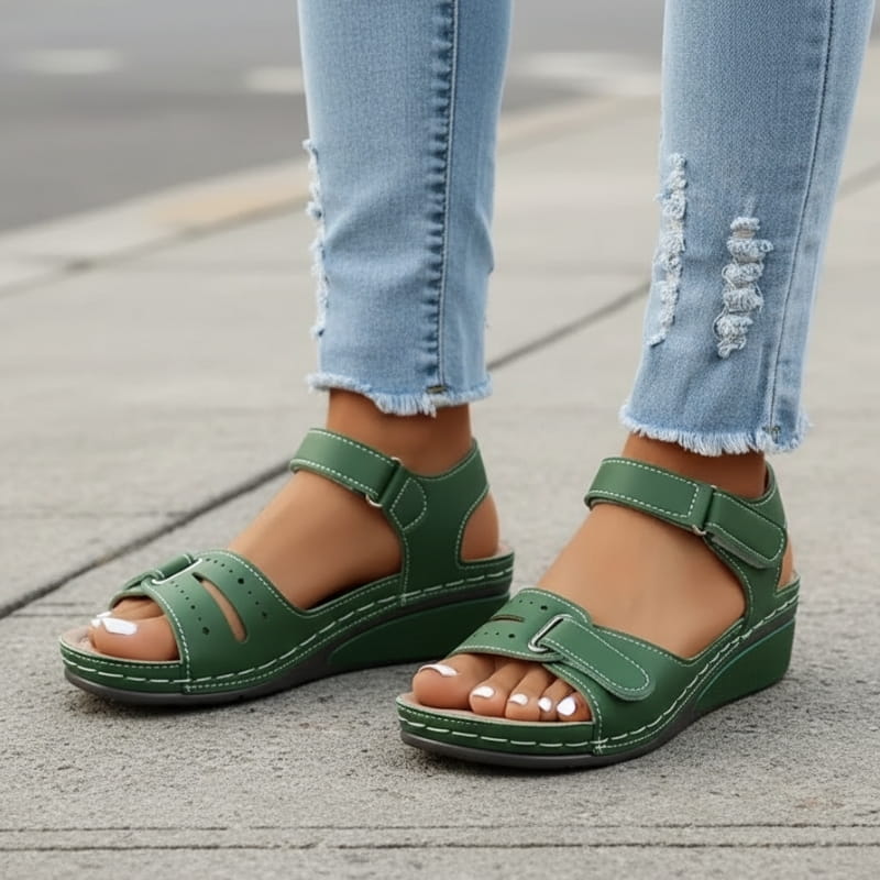 Angela Arch Support Comfort Cushioned Sandals – Everyday Walking Summer Footwear