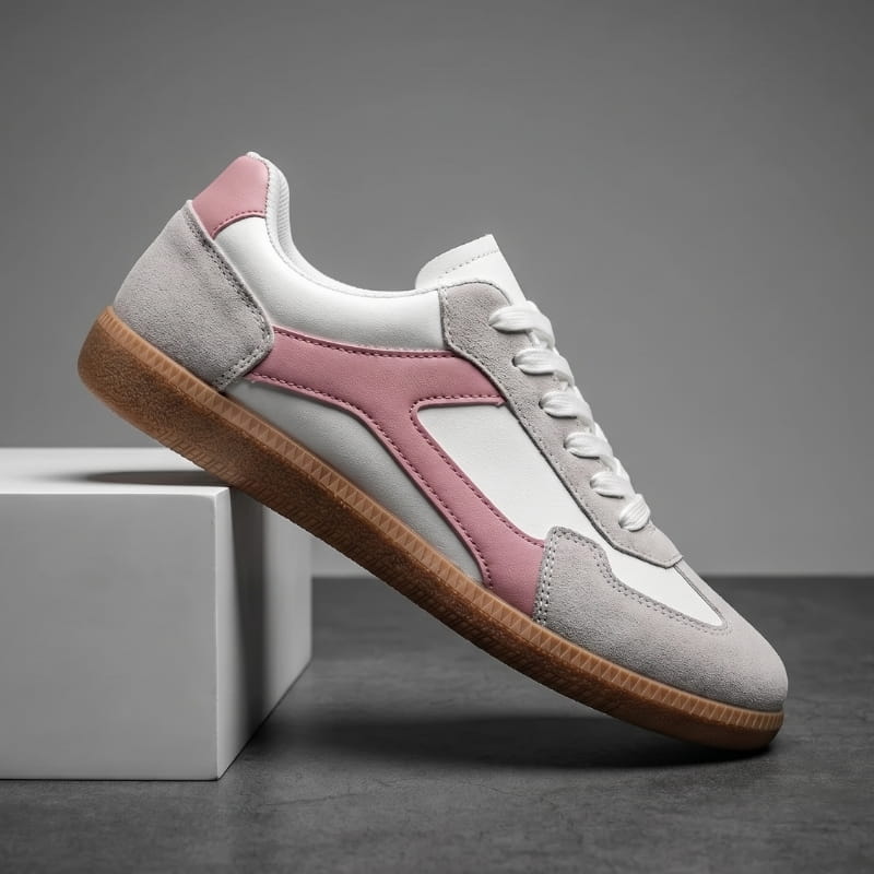 Carmina Soft Knit Lace-Up Walking Sneakers – Lightweight Everyday Casual Shoes