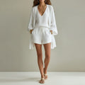 Clara Linen Blend Three Piece Set – Lightweight Relaxed Summer Outfit