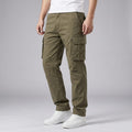 Romeo Straight Fit Multi Pocket Cargo Pants – Utility Everyday Trousers