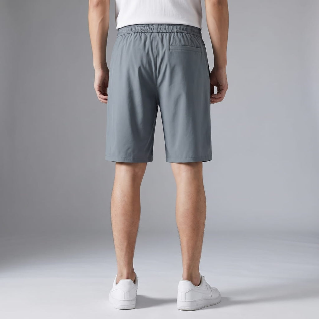 Deluca Cotton Blend Drawstring Shorts – Lightweight Knee-Length Summer Wear