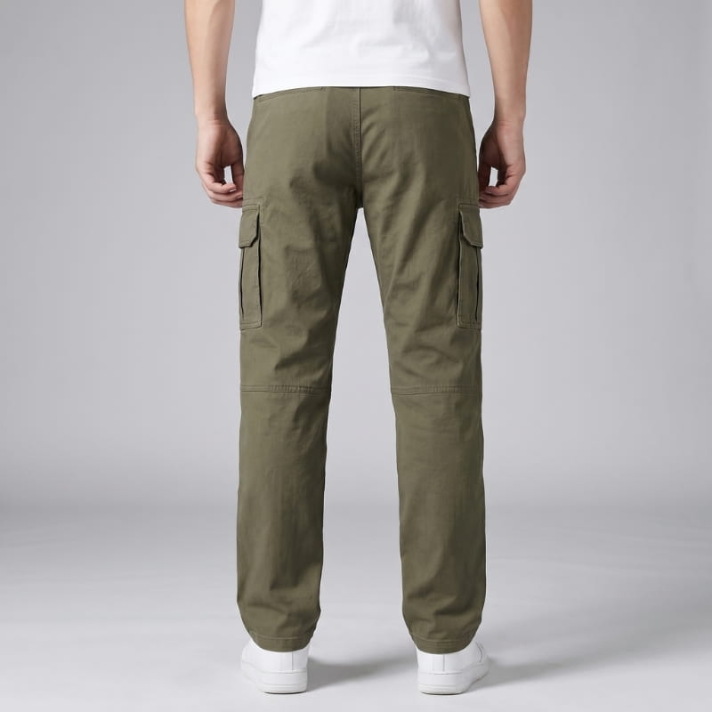 Romeo Straight Fit Multi Pocket Cargo Pants – Utility Everyday Trousers