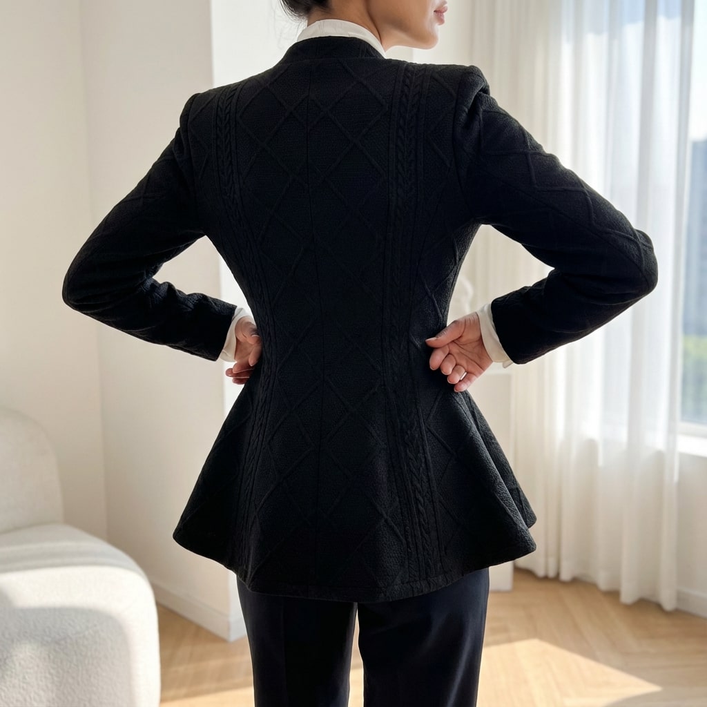 Ananya Women's Jacket – Tailored Peplum Design