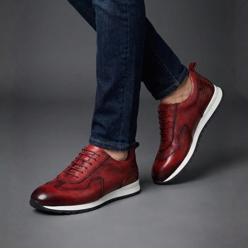 Luciano Leather Oxford Casual Dress Shoes – Flexible Everyday Comfort