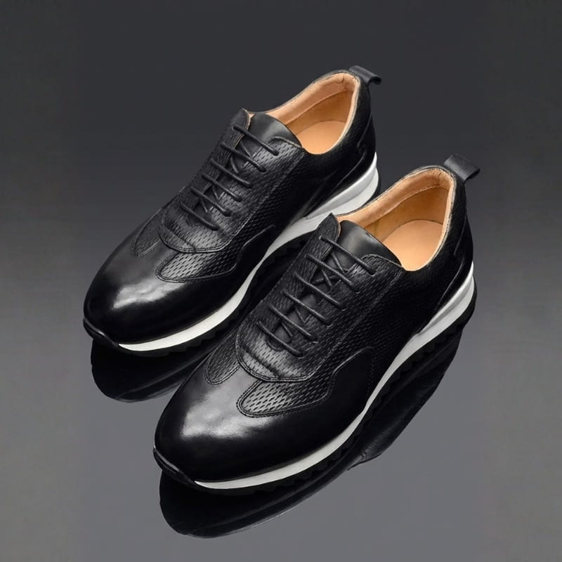 Luciano Leather Oxford Casual Dress Shoes – Flexible Everyday Comfort