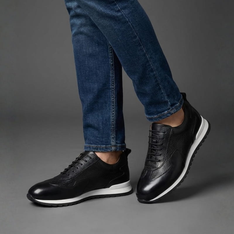 Luciano Leather Oxford Casual Dress Shoes – Flexible Everyday Comfort