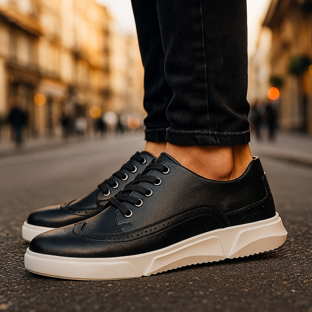 Dimitri Leather Wingtip Brogue Dress Shoes for Men