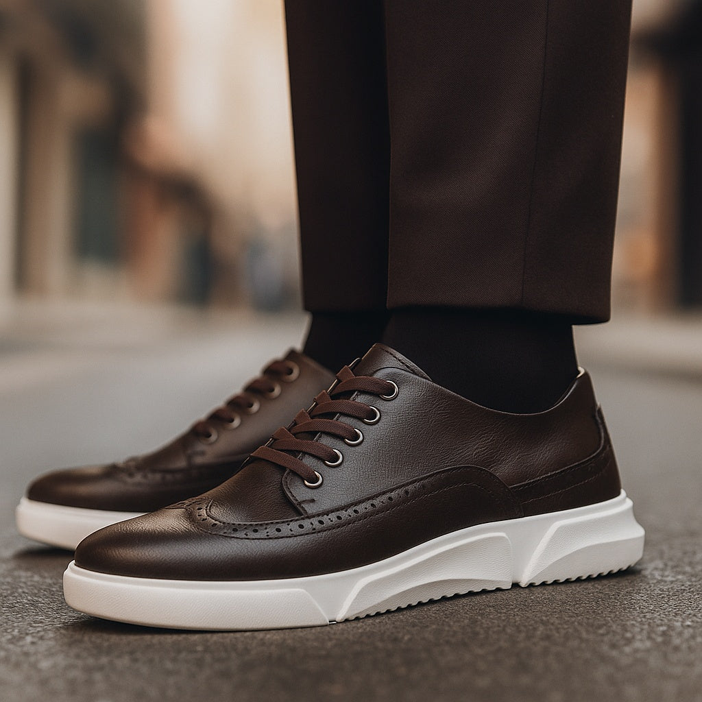 Dimitri Leather Wingtip Brogue Dress Shoes for Men