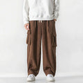 Eliot Wide-Wale Corduroy Cargo Pants – Straight-Leg Cotton with Adjustable Drawcord Waist