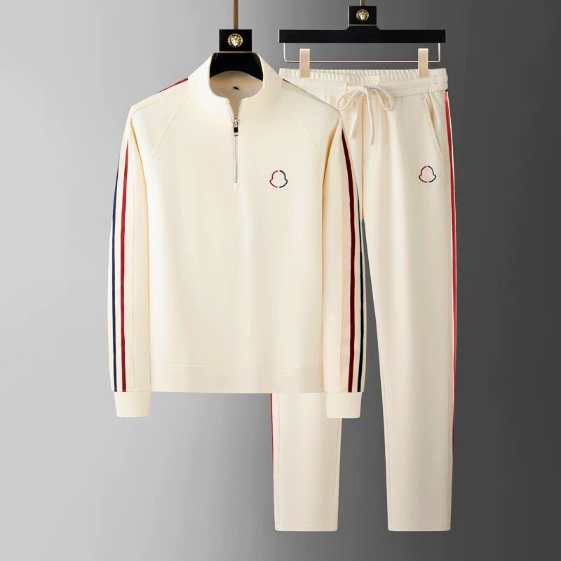 Alessio Lycra Quarter-Zip Tracksuit Set – Modern Athletic Comfort