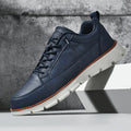 Gavin Men's Leather Sneakers – Enhanced Comfort with Cushioned Support & Flexible Sole