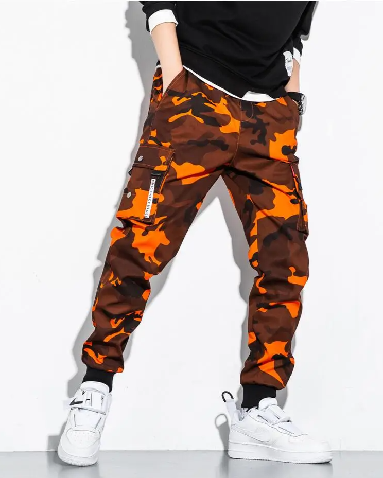 Griffin Men's Camo Cargo Pants – Tactical Trousers with Adjustable Waist and Utility Pockets