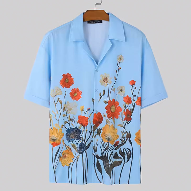Mateo Soft Floral Summer Shirt – Relaxed Fit Button Down Shirt
