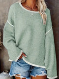 Giselle Women's Relaxed Fit Knit Sweater – Soft and Breathable Pullover