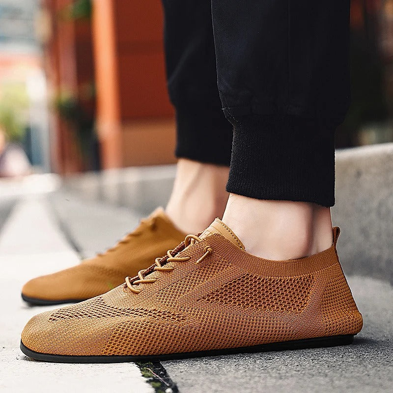 Eli Mesh Knit Slip-Ons – Breathable and Flexible Lightweight Walking Shoes