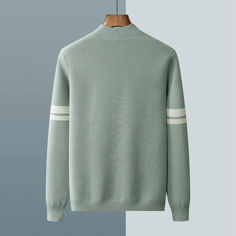 Carlo Men's Tailored Fit Cardigan – Merino Wool Blend