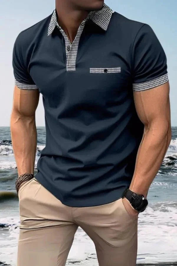 Julian Performance Stretch Polo Shirt – Breathable Athletic Moisture Wicking Casual Wear