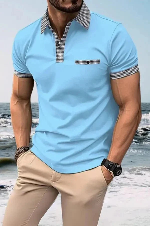 Julian Performance Stretch Polo Shirt – Breathable Athletic Moisture Wicking Casual Wear