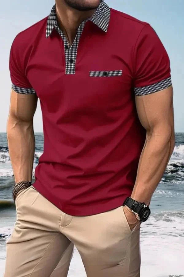 Julian Performance Stretch Polo Shirt – Breathable Athletic Moisture Wicking Casual Wear