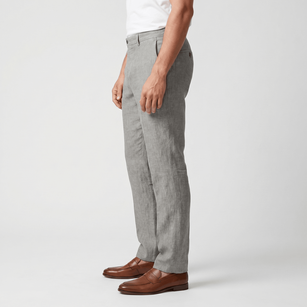 Mikael Linen Trousers – Tailored Breathable Summer Relaxed Pants