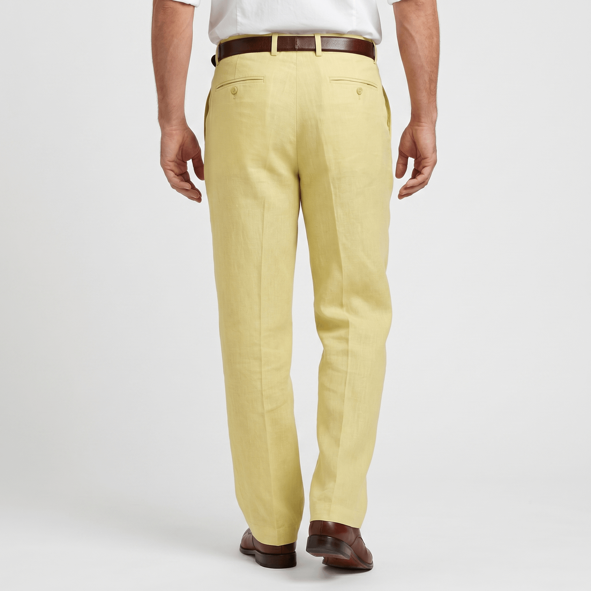 Morris Cotton Linen Trousers – Relaxed Straight Leg Everyday Comfort Pants